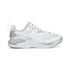 Sneakers bianche e grigie in tessuto mesh e similpelle con logo sul tallone Puma X-Ray Lite Wmn'S Me, Brand, SKU s313500049, Immagine 0